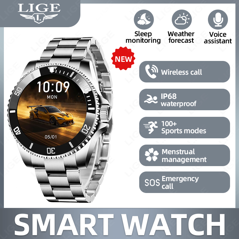 Luxury Watch In The World - LIGE Business Smart Watch Men Luxury