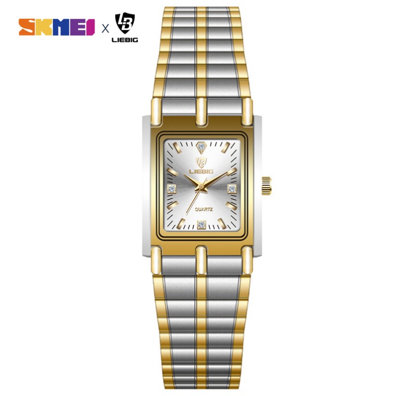Luxury Watch Square - Brand Luxury Steel Bracelet Female Male