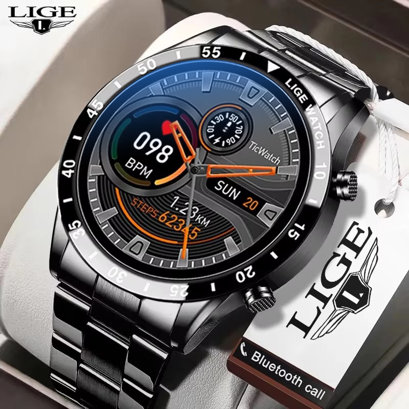 Luxury Watch In The World - Luxury Steel Smart Watch Men Sports