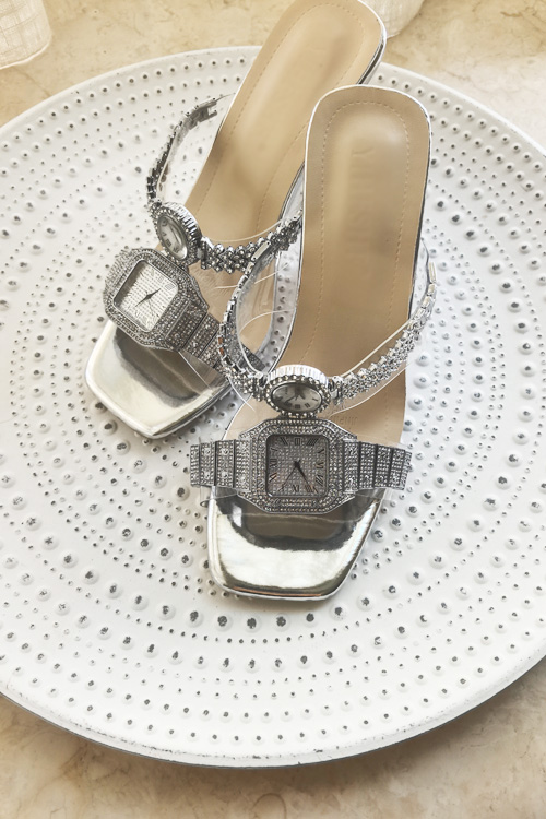 Luxury Watch Women - Original design Crystal watch high heels