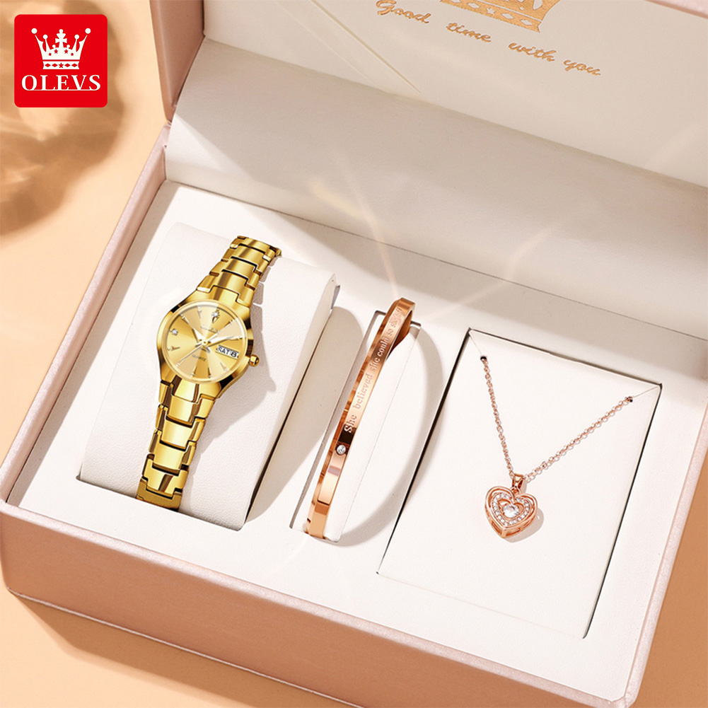 Luxury Watch Women - OLEVS Ladies Watch 8697 Luxury Elegant