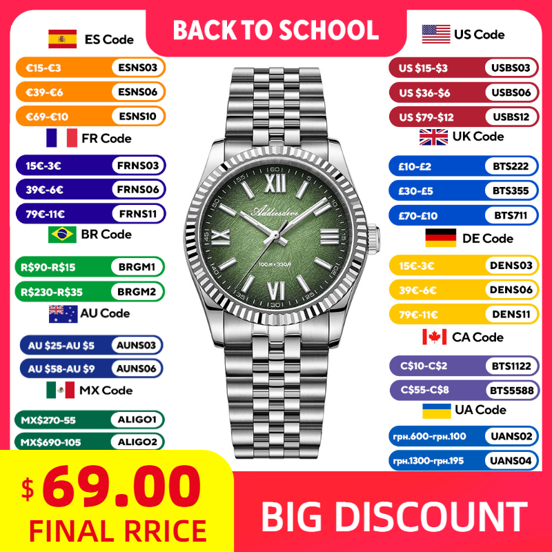 Luxury Watch Women - ADDIESDIVE Elegant Watch for Woman Luxury