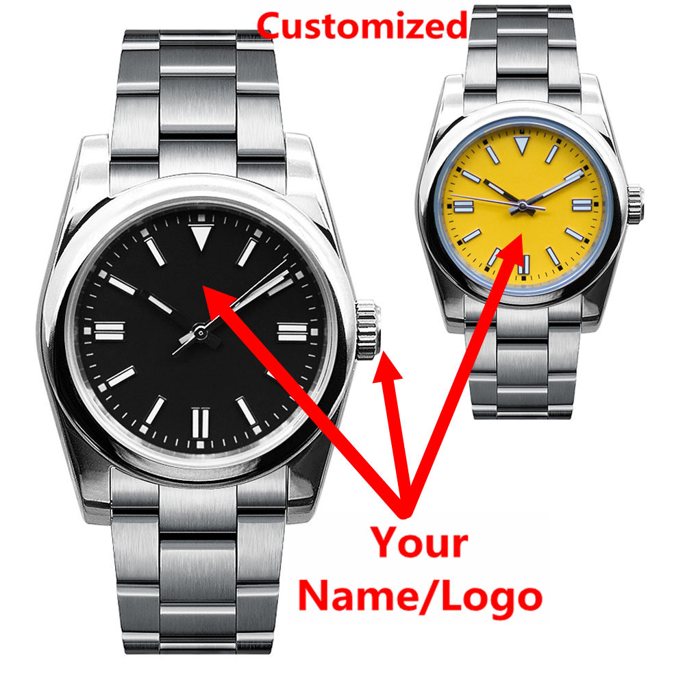 Luxury Watch News - Custom Logo Mens Watch Sapphire Luxury