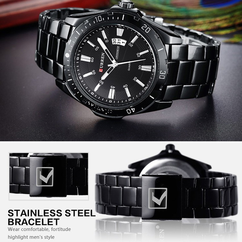 CURREN Sport Original Men Cloc - огляд і ціна Luxury Watch Apple