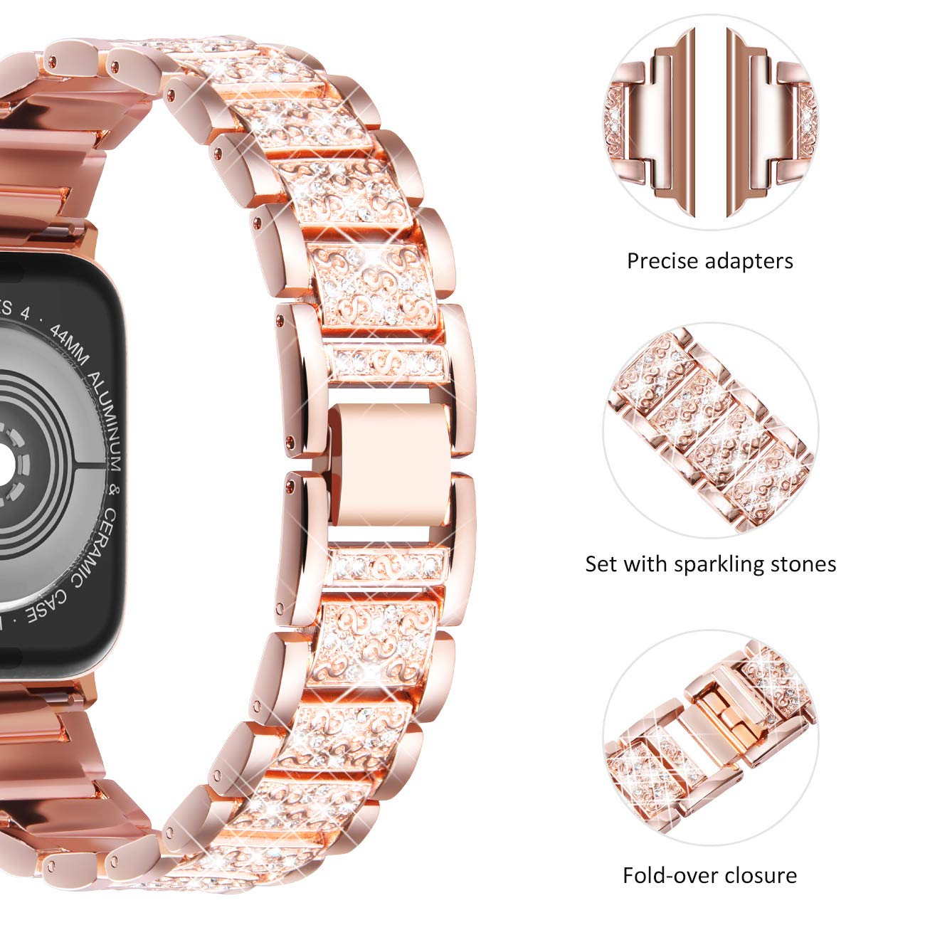 Case+Bling strap for Apple Wat - огляд і ціна Luxury Watch Ap