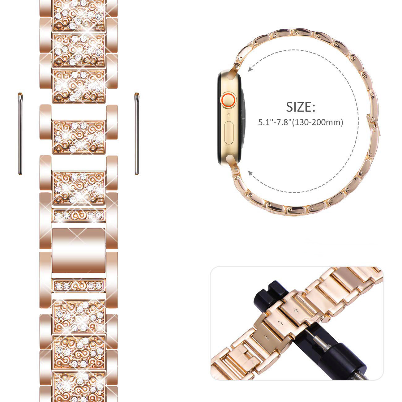 Case+Bling strap for Apple Wat - огляд і ціна Luxury Watch Ap