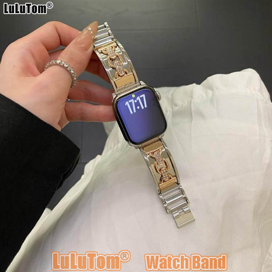 Luxury Double Loop Metal Brace - огляд і ціна Luxury Watch Apple