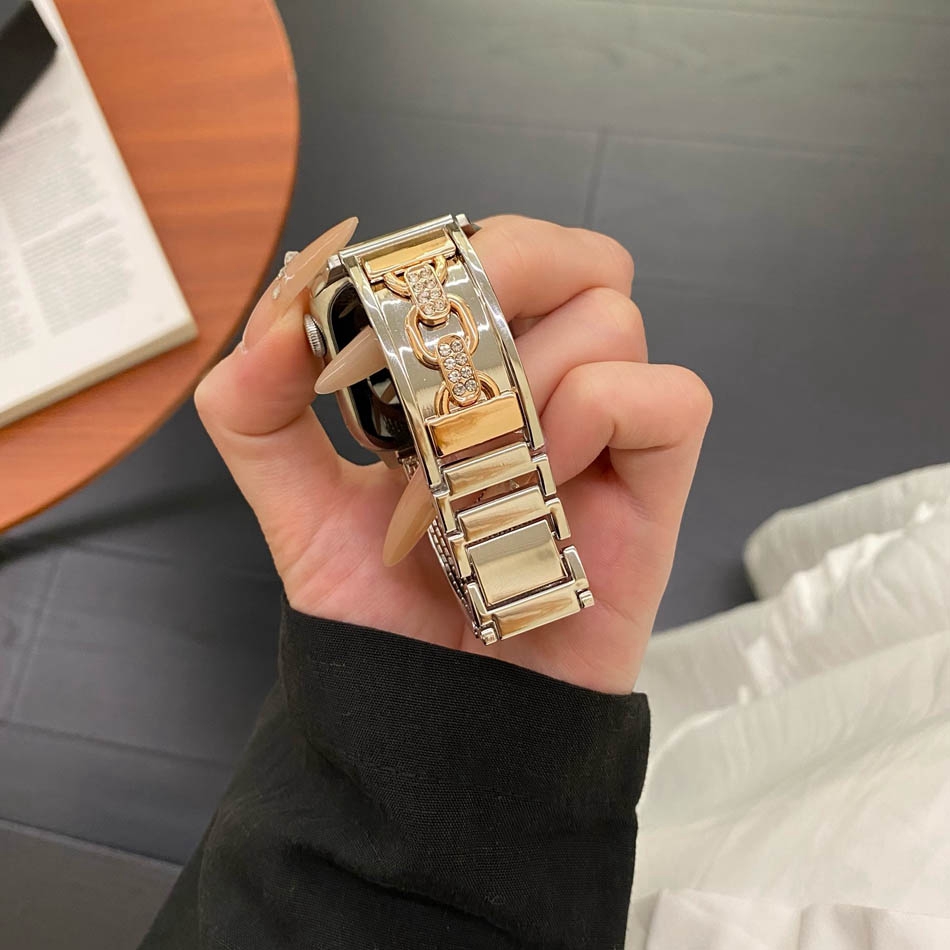Luxury Double Loop Metal Brace - огляд і ціна Luxury Watch Apple