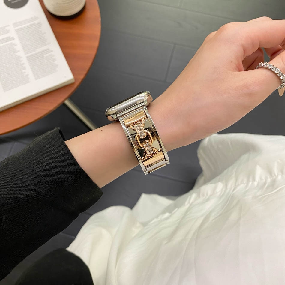 Luxury Double Loop Metal Brace - огляд і ціна Luxury Watch Apple