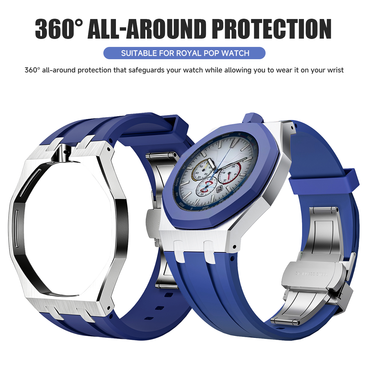 Luxury Metal / Silicone Conver - огляд і ціна Luxury Watch Ap