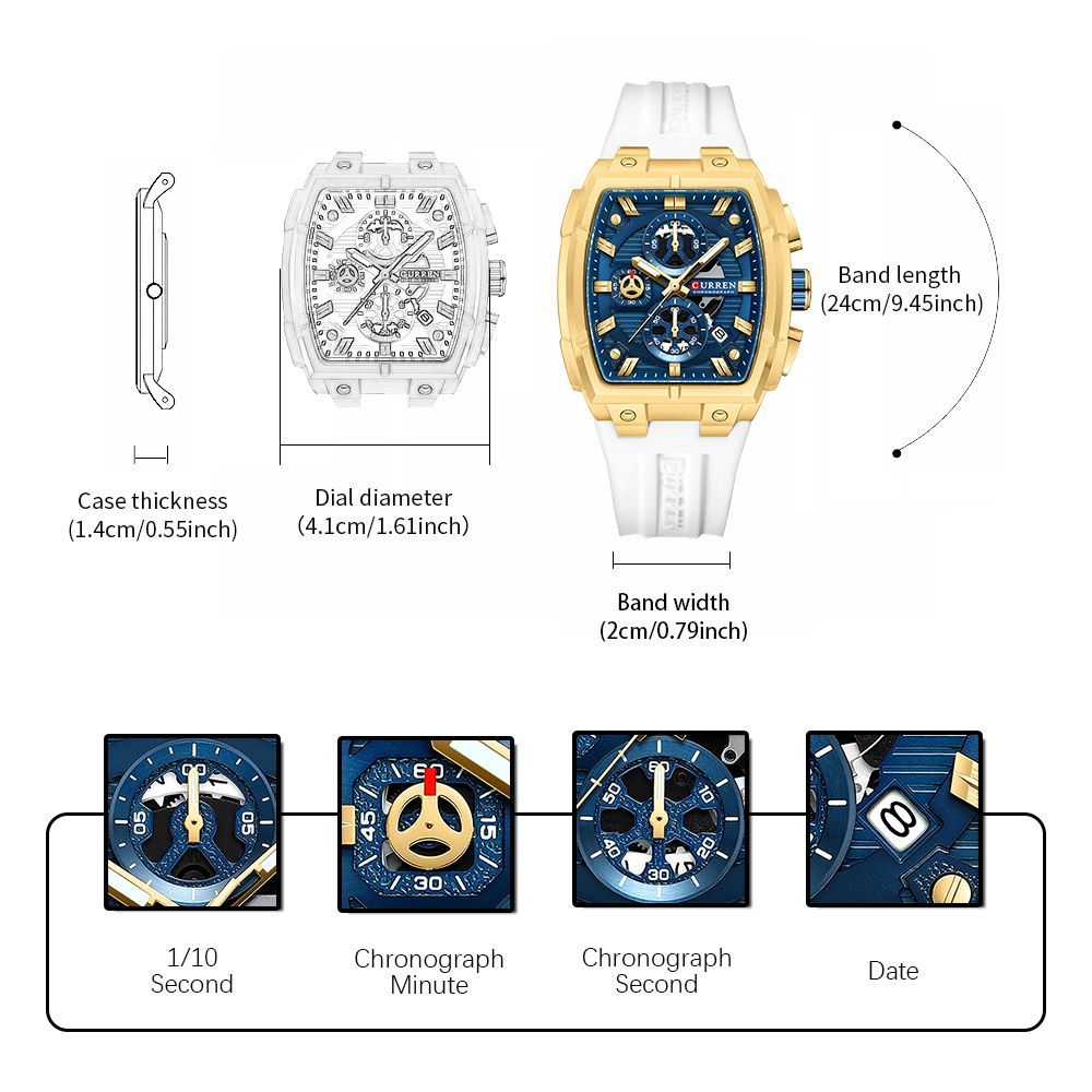 CURREN Luxury Vintage Watch fo - огляд і ціна Luxury Watch News