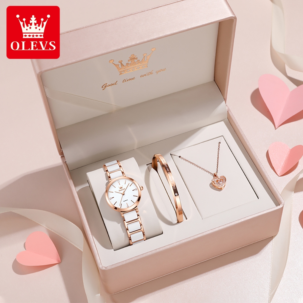 OLEVS Women Watch 5877 Luxury  - огляд і ціна Luxury Watch Women