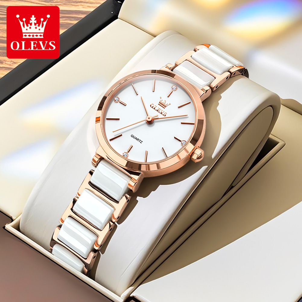 OLEVS Women Watch 5877 Luxury  - огляд і ціна Luxury Watch Women