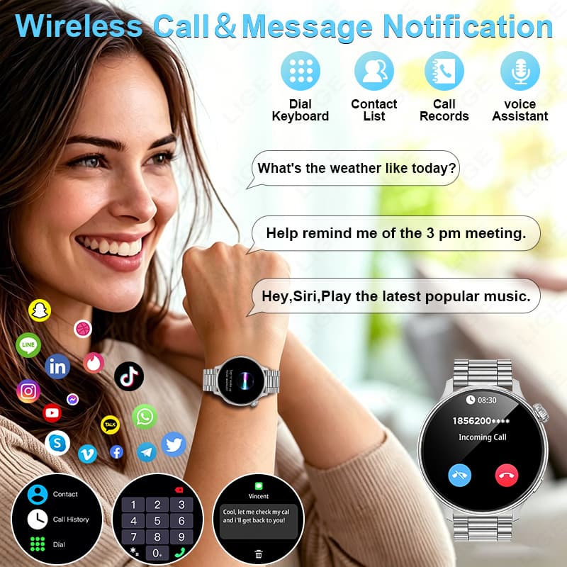 2026 Fashion Elegant Smart Wat - огляд і ціна Luxury Watch In The World