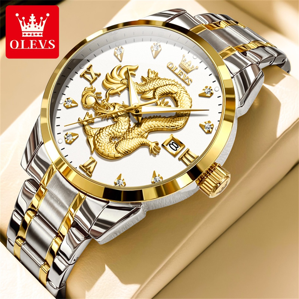 OLEVS Fashion China Loong Drag - огляд і ціна Luxury Watch China
