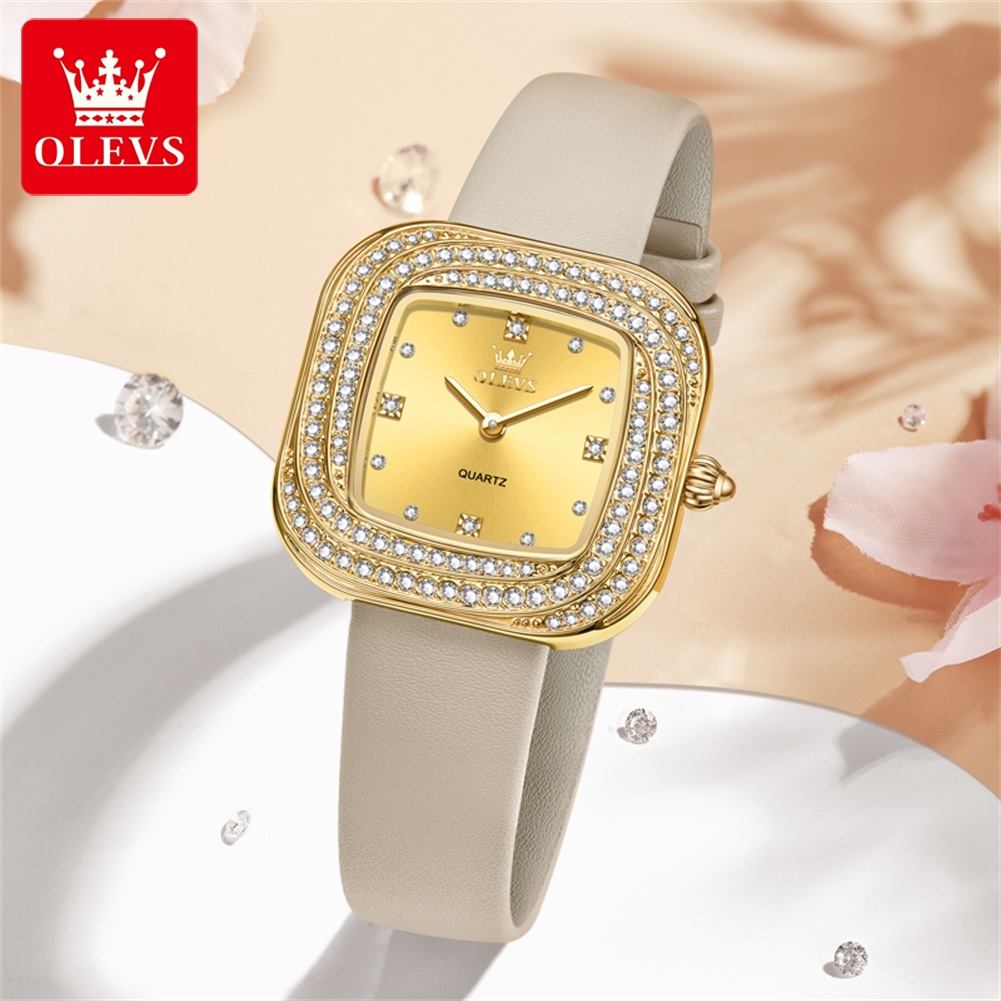 OLEVS Fashion Ladies' Square Q - огляд і ціна Luxury Watch Square