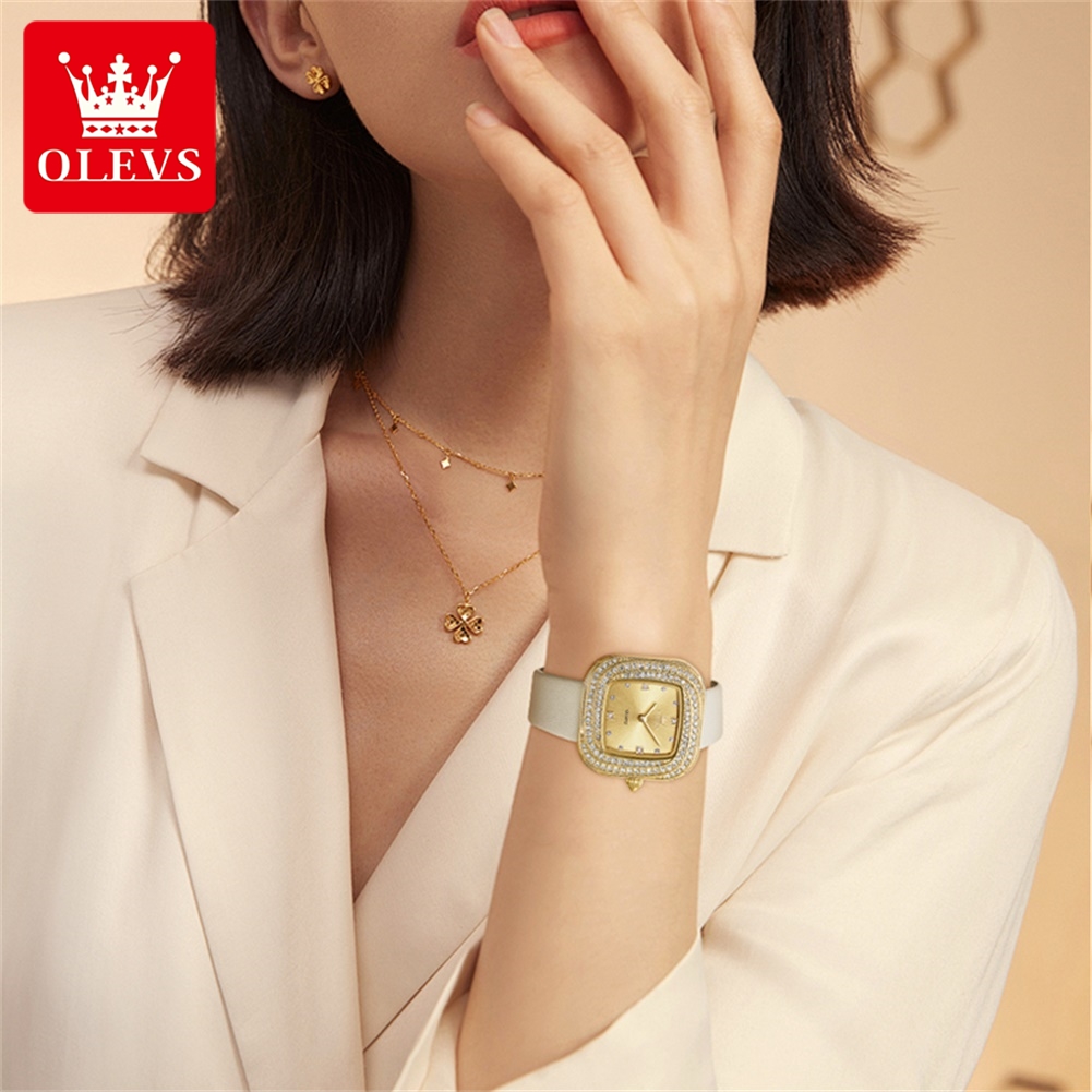 OLEVS Fashion Ladies' Square Q - огляд і ціна Luxury Watch Square