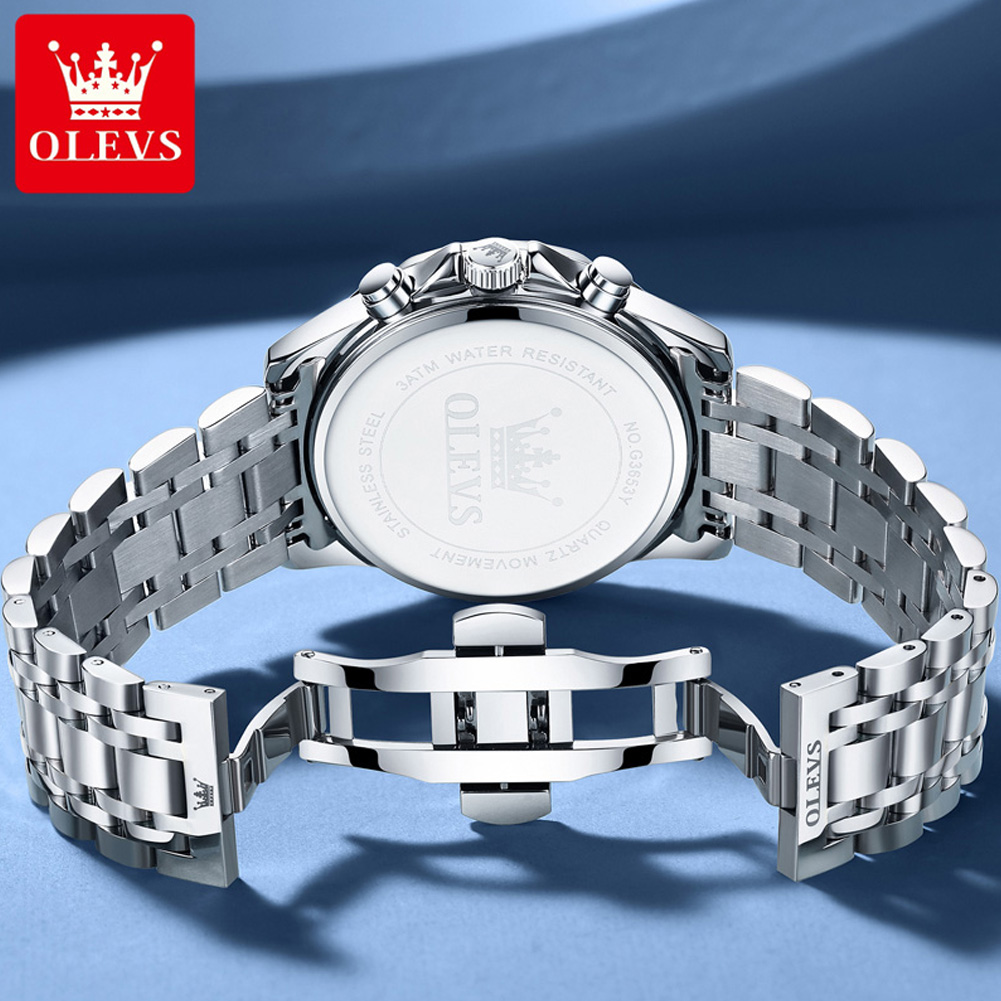OLEVS 3653 Brand Moon Phase Ca - огляд і ціна Luxury Watch Magazine