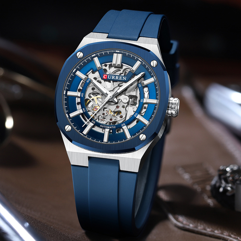 2025 CURREN New Men Mechanical - огляд і ціна Luxury Watch Apple