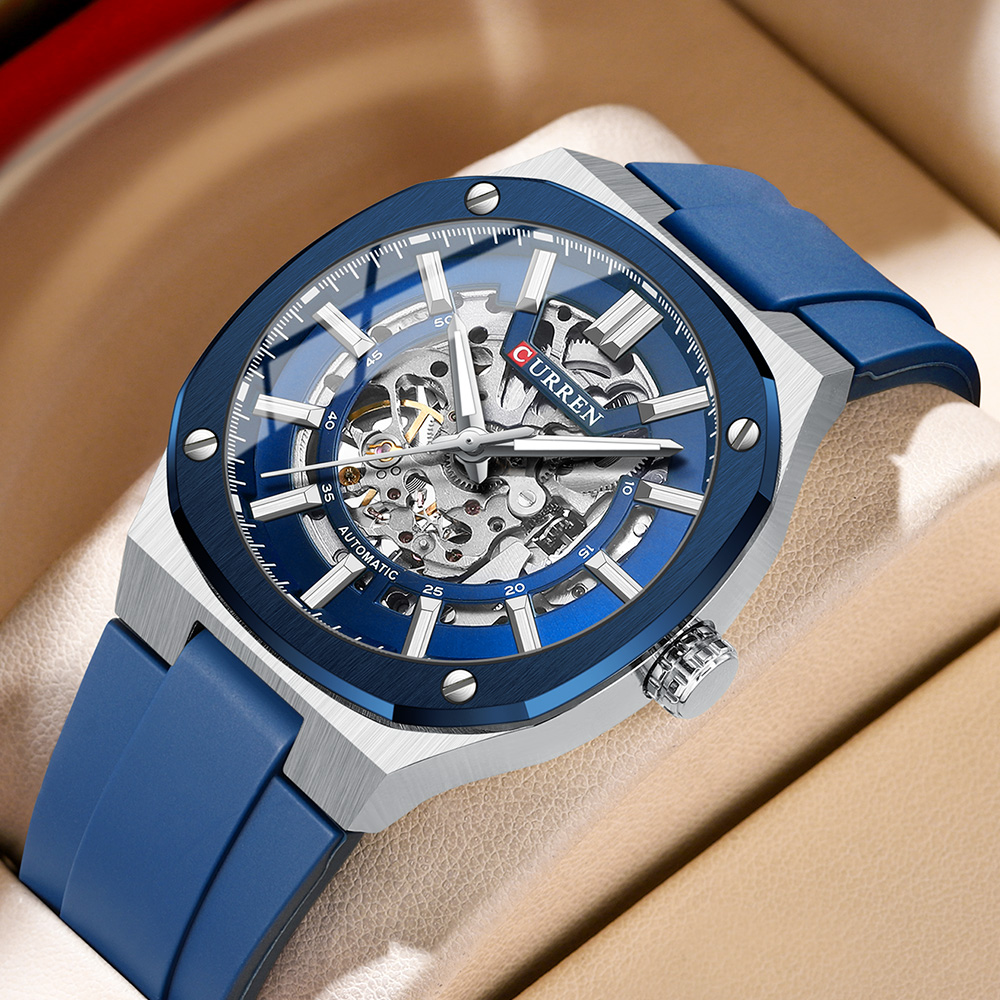 2025 CURREN New Men Mechanical - огляд і ціна Luxury Watch Apple