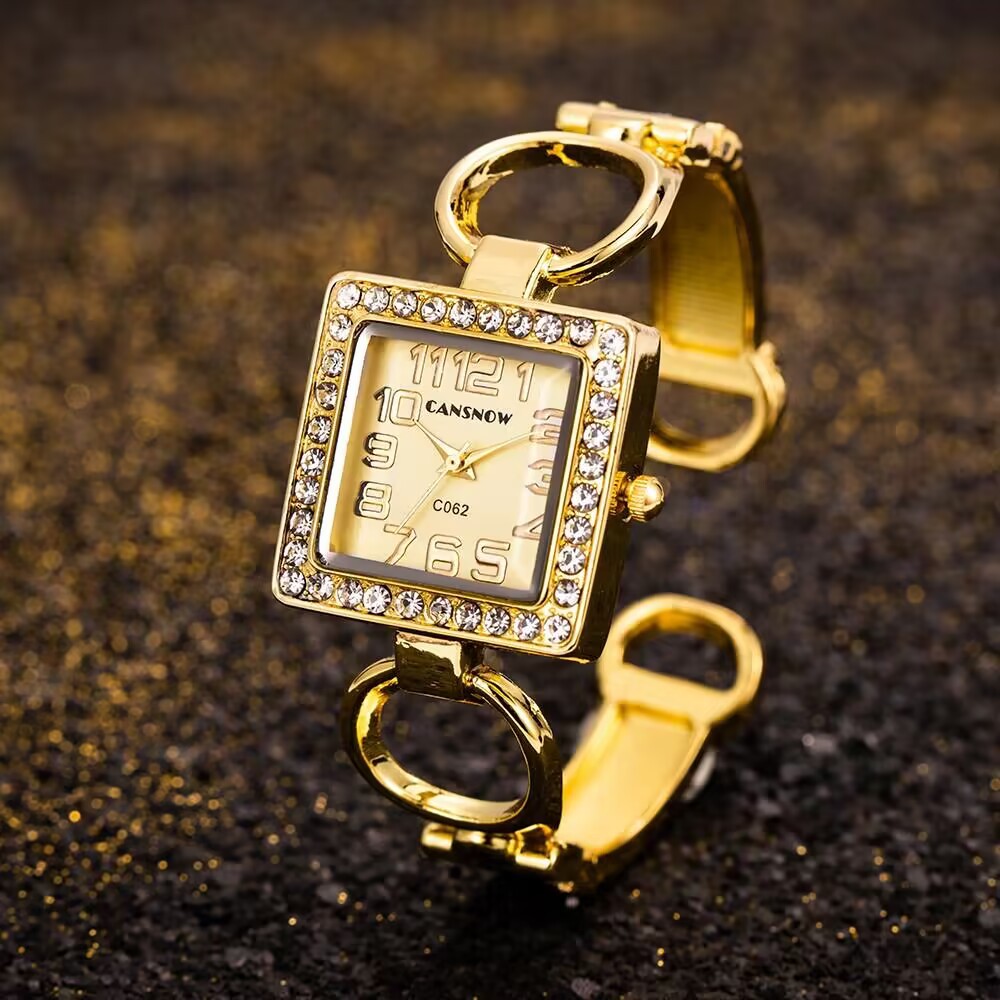 Luxury Fashion Rhinestone Squa - огляд і ціна Luxury Watch Square