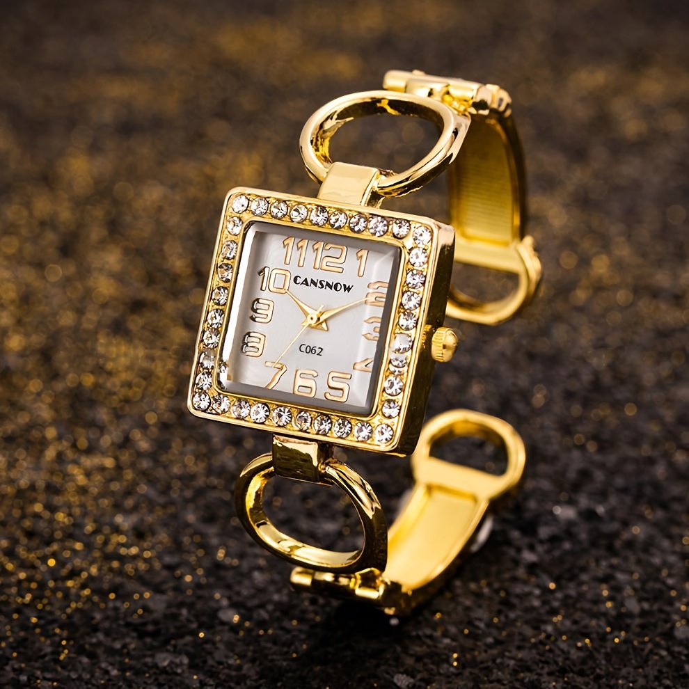 Luxury Fashion Rhinestone Squa - огляд і ціна Luxury Watch Square