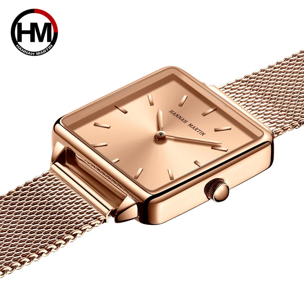 Genuine Leather Strap Japan Qu - огляд і ціна Luxury Watch Square