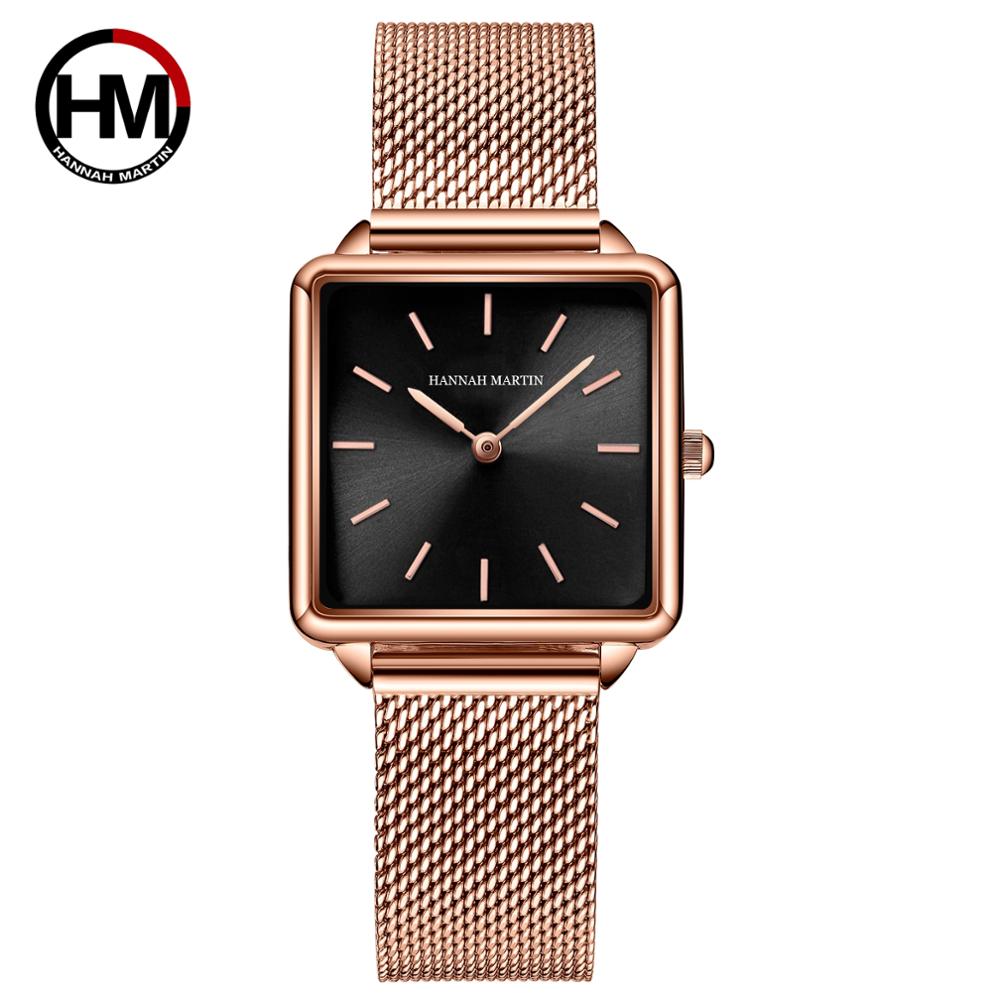 Genuine Leather Strap Japan Qu - огляд і ціна Luxury Watch Square