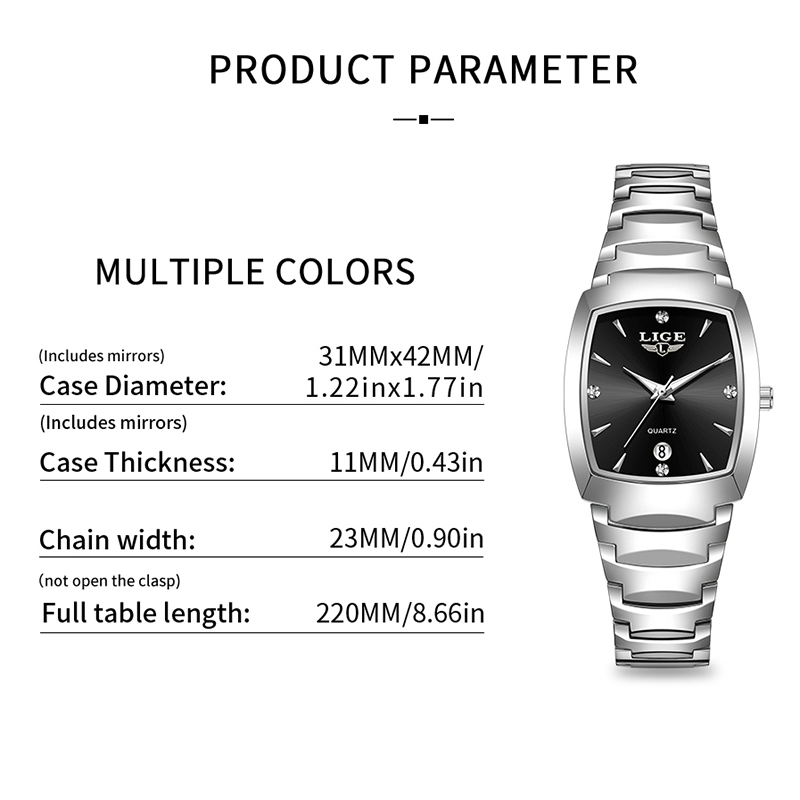 LIGE Watch women Business Luxu - огляд і ціна Luxury Watch Women
