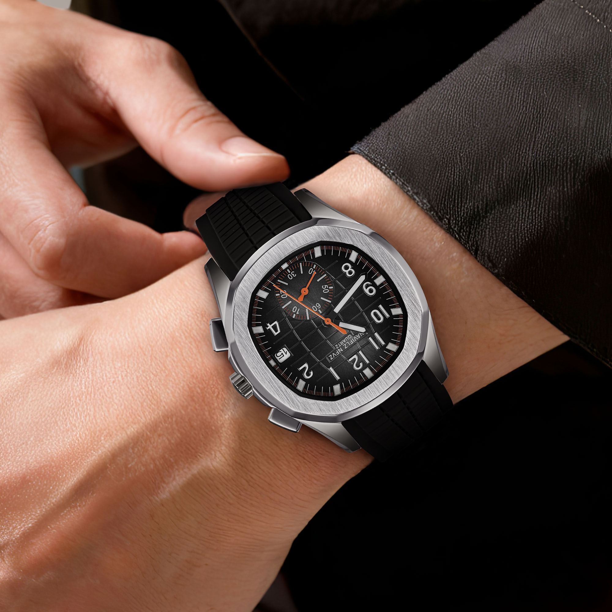 40MM Men's Luxury Watch NAVIFL - огляд і ціна Luxury Watch Protection Film