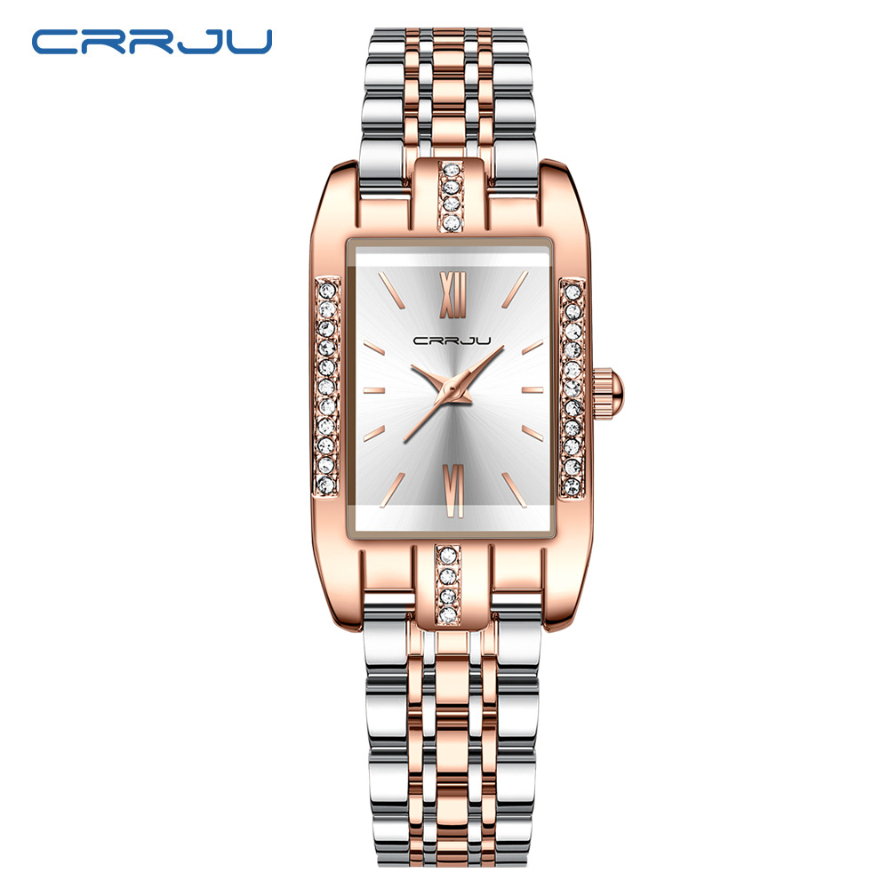 CRRJU Luxury Square Watch for  - огляд і ціна Luxury Watch Square