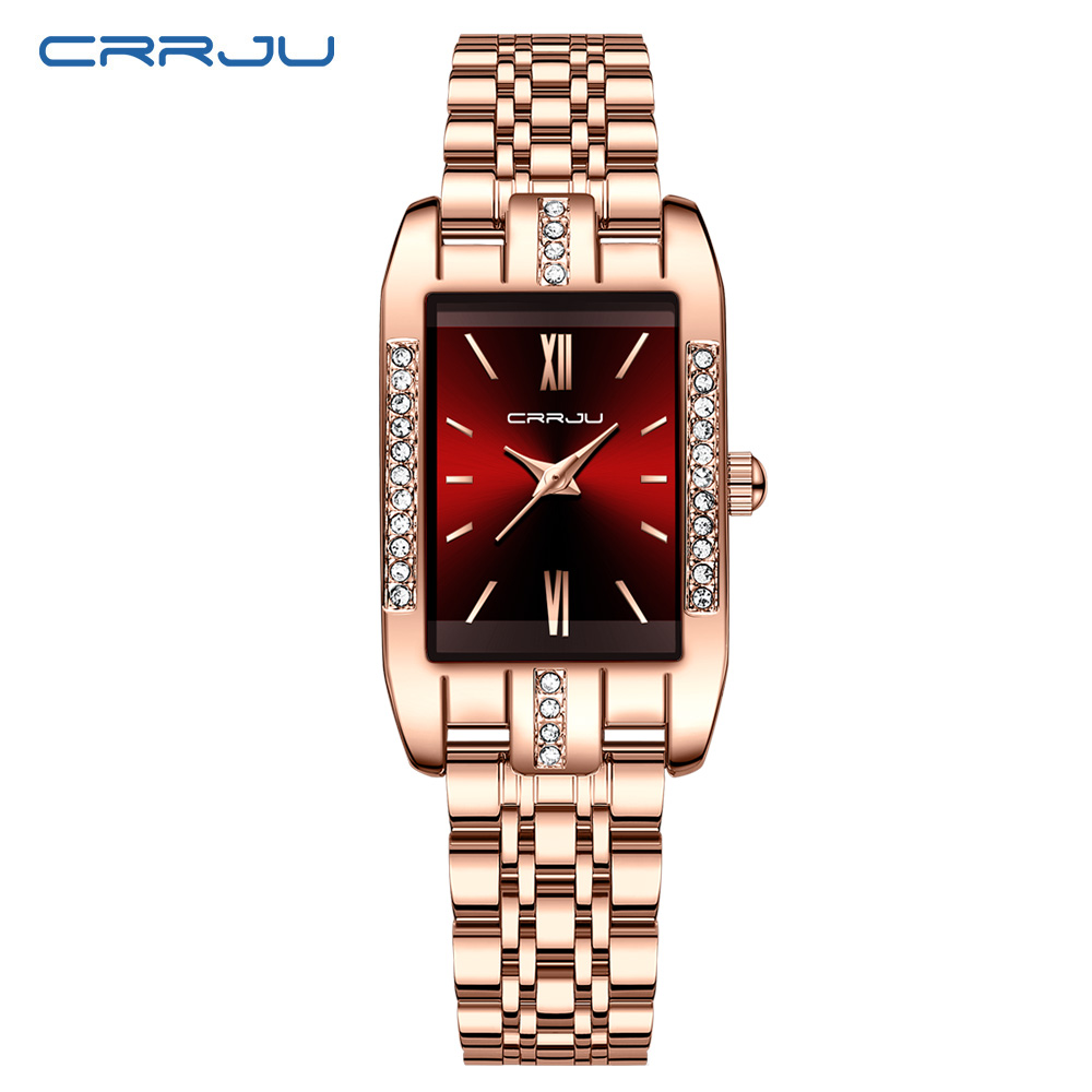 CRRJU Luxury Square Watch for  - огляд і ціна Luxury Watch Square