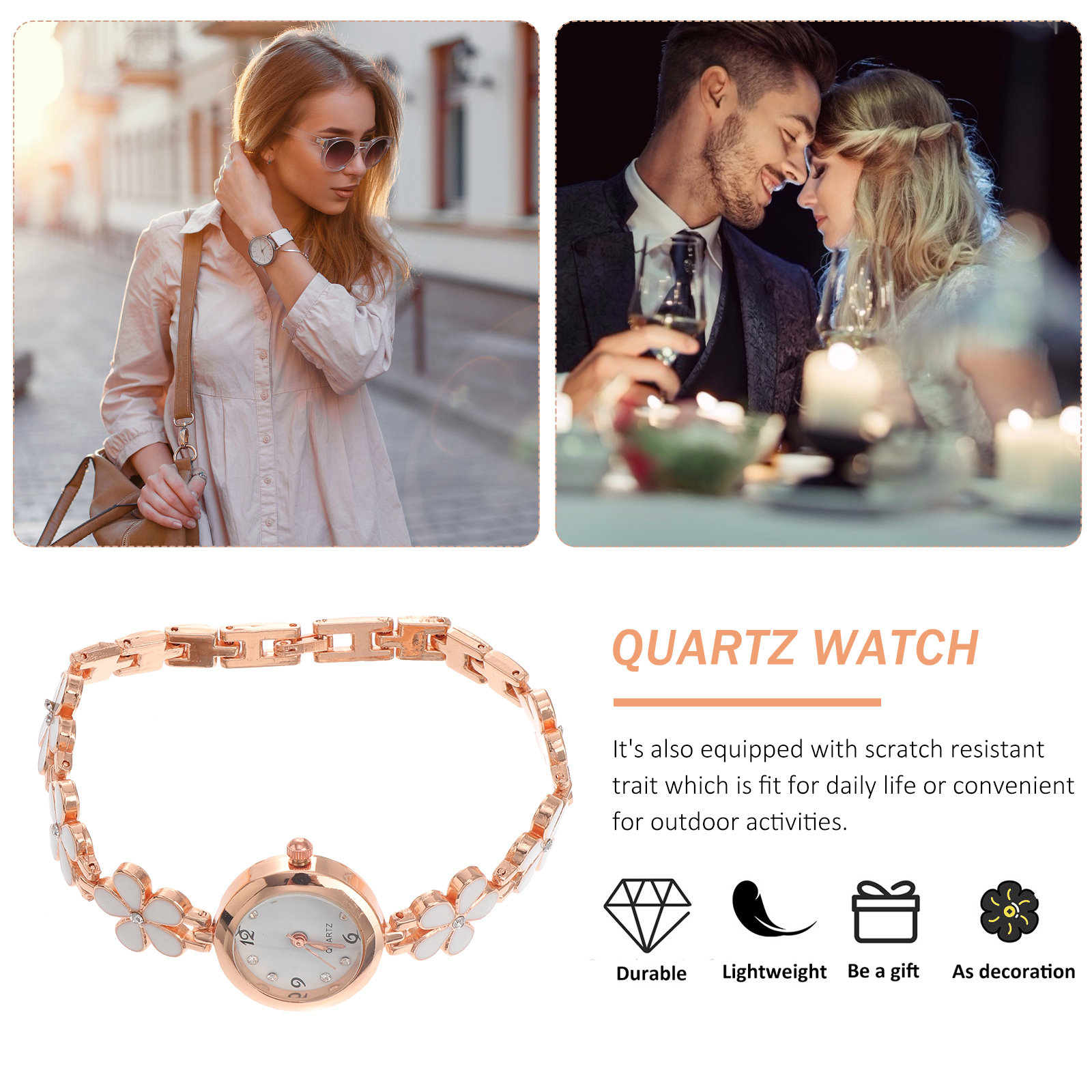 Exquisite Watch White Bracelet - огляд і ціна Luxury Watch Women