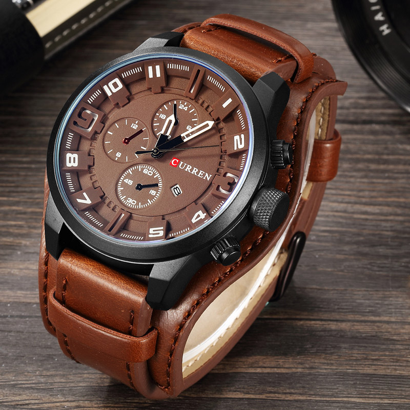 CURREN 8225 Luxury Large Dial  - огляд і ціна Luxury Watch Apple