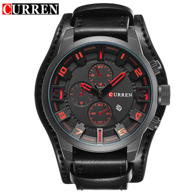 CURREN 8225 Luxury Large Dial  - огляд і ціна Luxury Watch Apple