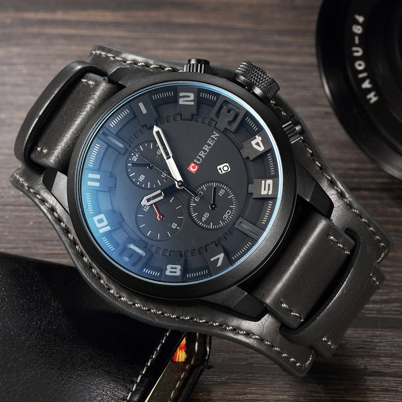 CURREN 8225 Luxury Large Dial  - огляд і ціна Luxury Watch Apple